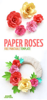After hundreds of requests over the past few months, i'm finally sharing my giant paper flower tutorial. Diy Paper Roses And A Cool Paper Flower Spring Wreath