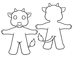 Chibi Cow Reference Sheet By Pagangirl1986 On Deviantart Beginners drawing tutorial on how to draw a cow face. deviantart