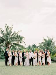 Black And White Wedding Bridal Party Black Tie Affair Wedding Party Outfit Ideas Black And White Wedding Party Outfits White In 2020 Wedding Parties Pictures White Bridesmaid Dresses White Dress Party