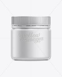 Download Small Plastic Jar With Lid Mockup In Jar Mockups On Yellow Images Object Mockups