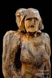 Sculpture rough cut to fine cut : Rough Cut Wooden Sculpture Photograph By Stephan Pietzko