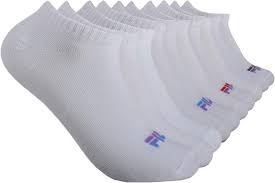 FILA Women's 10 Pack No Show Socks, Black (6 Pack), One Size at Amazon  Women's Clothing store