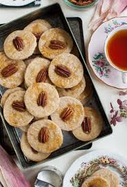 Sift together cornstarch, confectioner's sugar and flour. Butter Pecan Shortbread Cookies Simple Bites