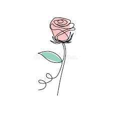 Get inspired by our community of talented artists. Continuous Line Art Drawing Of Rose Flower Blooming Minimalist Design Vector Illustration Stock Vector Illustration Of Symbol Doodle 137805796