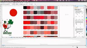Corel How To Select A Spot Color Using The Pantone Color Chart
