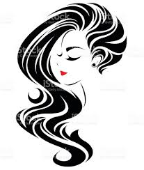 Women Long Hair Style Icon Logo Women Face Vector Id636122034 867 1024 Female Face Drawing Hair Logo Hair Salon Art