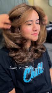 Beautiful coffee brown babbylights done me @nabila_salon #haircut  #hairdressermagic #hairmagic #haircolorist