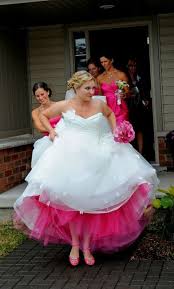 Colored Tulle Under Dress Bride Wedding Dresses Wedding