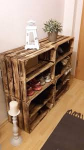 3 Obstkisten Inkl Versand Mittelbrett Geflammt Etsy Home Decor Crate Fruit Crate Diy Furniture