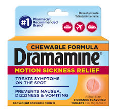 Save your medicine, check interactions, sign up for fda alerts, create family profiles and more. Dramamine Chewable