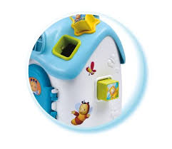 Smoby Maison De Tri Des Formes Cotoons Bleu 110403 Vidaxl Fr