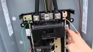 I know where the grounding bar is but which one is neutral or hot? 200 Amp Homeline Load Center Wiring Diagram Astra Van Fuse Box Layout For Wiring Diagram Schematics