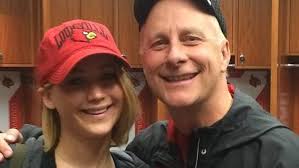 Jennifer Lawrence is in the house for Kentucky vs. Louisville