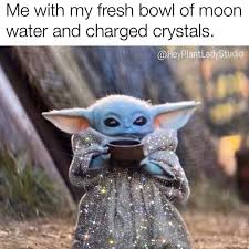 Hilary Alexander On Instagram Hahaha I Couldn T Resist Feel Free To Share Happy Full Moon I Use Th Yoda Meme Star Wars Memes Funny Babies