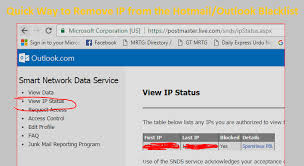 Quick Way To Remove Ip From The Hotmail Outlook Blacklist