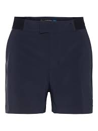 J Lindeberg Gilda Micro Stretch Ladies Golf Bermuda Shorts Navy