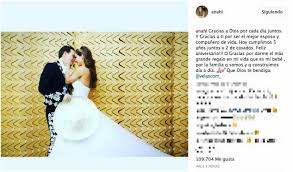 5 años junto a ti. Asi Celebro Anahi Su Segundo Aniversario De Boda Tvynovelas Mexico