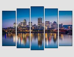 Quebec wall map the making of canada national geographic march 1991. Montreal Canvas Art Montreal Skyline Canada Wall Art Quebec Etsy Montreal Skyline Canada Wall Canvas Art