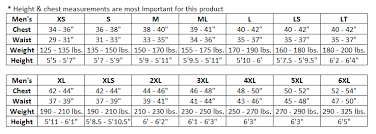 69 Systematic Jet Pilot Wetsuits Size Chart