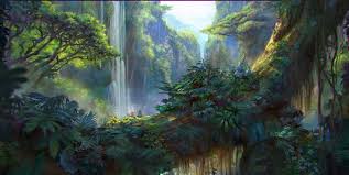 Jungle By Jordi Gonzalez Escamilla Landscape Concept Environment Concept Art Fantasy Landscape