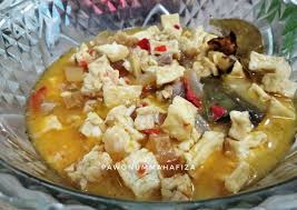 Blender seluruh bahan bumbu halus. Resep Week 13 Lodeh Tahu Cecek Krecek Remas Nu