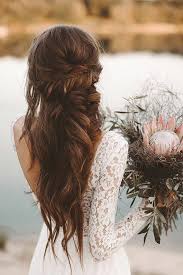 42 Boho Wedding Hairstyles In 2020 Bohemian Wedding Hair Boho Wedding Hair Bridal Hair Half Up