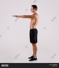 This is an online quiz called torso muscles (dorsal view). Side View Young Strong Image Photo Free Trial Bigstock