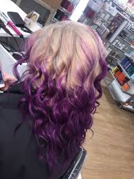Introducing the last minute haircut. Silvery White To Wild Orchid Balayage Kirsten Balfe At Ulta Salon In Beaverton Or Long Hair Styles Balayage Hair Styles