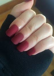 Having these acrylic nails matte done on your nails will surely turn you to an eyecatcher! Acrylic Matte Cute Red Nails Novocom Top