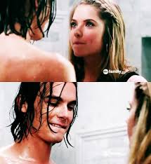 Haleb Shower Scene Pretty Little Liars Pretty Little Lairs Caleb And Hanna