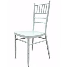 Blow molded white plastic folding chair with gray frame. Tiffany Chair White Wedding Chairs Wholesale Norpel
