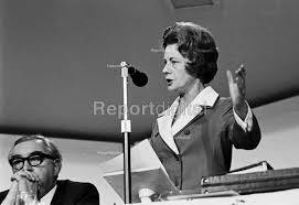 Barbara Castle speaking with George Brown listening,... 30…