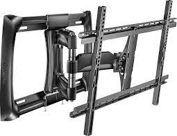 Best Buy Rocketfish Full Motion Tv Wall Mount For Most 40 75 Tvs Black Rf Htvmm170c Full Motion Tv Wall Mount Wall Mounted Tv Tv Wall