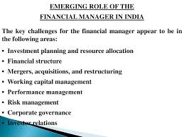 Manage a team of individuals in finance positions. Emerging Challenges Faced By The Finance Manager Financeviewer