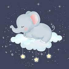 Cute Little Baby Elephant Sleeping Baby Elephant Clipart Adorable Animal Png And Vector With Transparent Background For Free Download Baby Animal Drawings Elephant Illustration Cute Baby Elephant