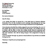 7 Sample Leave Of Absence Letter With The Proper Format Pdf Word Mous Syusa