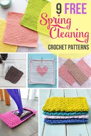 Light weight accessories and more colorful crochet patterns to feel you spring… 😀 hope you enjoy! 9 Crochet Patterns To Get You Pumped For Spring Cleaning Just Be Crafty