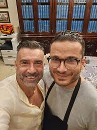 Last night's pre Santa Marija bar b q. Well organised and excellent  services given by MasterChef Malta finalists David Camilleri Duca Dale  Busuttil Nicolas Bezzina (winner of the first edition) Ivan Giordano