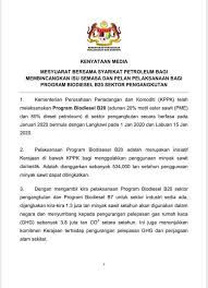 Isu semasa politik malaysia.isu air kedah dan pulau pinang semakin panas.ini kenyataan dari ketua menteri pulau pinang yab. Bernama Tv Program Biodiesel B20 Sektor Pengangkutan Di Facebook