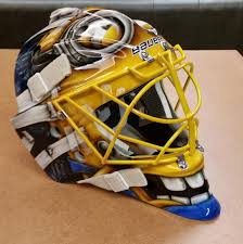 His mask is easily my favorite of all the sabres goaltenders, especially with the white cage. Sabres Goal Masks For The 2015 16 Season Two In The Box