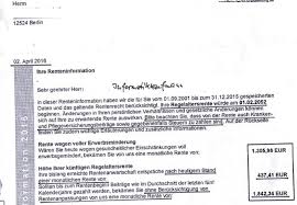 Schriftlicher bescheid über die höhe der rente. Deine Renteninformation Eine Einzige Luge Geldinvestor