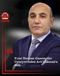 Elazığ basınının duayen ismi, Kanal 23 Genel Yayın Yönetmeni, kıymetli  dostum Arif Çakmak'ın vefatını derin bir üzüntüyle öğrendim. Merhuma  Allah'tan rahmet; ailesine, sevenlerine ve basın camiasına başsağlığı ve  sabır diliyorum.