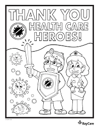 To print the desired coloring page, simply hover over it and click on the printer icon in the upper right corner. Health Care Heroes Coloring Page