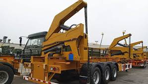 How to move a shipping container without a crane. Side Loader Container Loading Trailer For Sale In Guyana