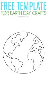 Earth Template Free Printable Pdf Earth Craft Earth Day Crafts Earth For Kids