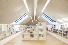 Image 1 Of 21 From Gallery Of Maison De La Culture Atelier 56s Photograph By Jeremias Gonz Library Architecture Office Interior Design Interior Architecture