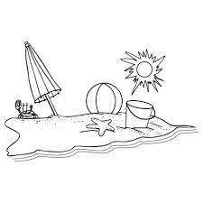 This black and white watercolor summer and beach clip art is for instant download. Beach Black And White Beach Black And White Clipart Wikiclipart