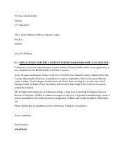 Your application letter is your opportunity to sell yourself to a prospective employer. Sample Guideline In Writing Application Letter For The Census Job Docx Sample Guideline In Writing Application Letter For The Census Job Course Hero