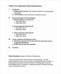 The following material explains how to produce a position paper (sometimes called a point of view paper). Free 32 Sample Essay Outlines In Pdf Doc Examples
