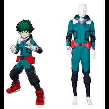 My Hero Academia Izuku Midoriya Deku Battle Suit Cosplay